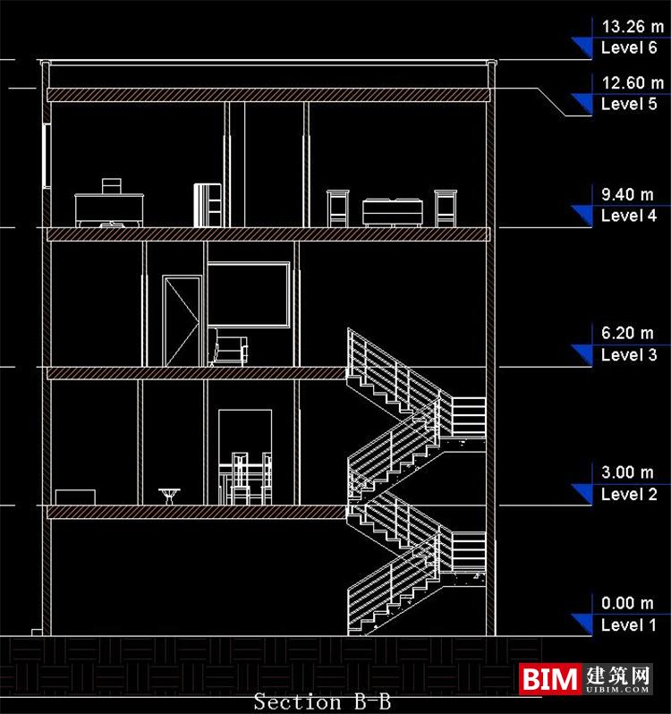 BIM资料|revit模型-创意办公楼BIM模型高级独栋建筑模型 BIM模型 第6张-BIM建筑网
