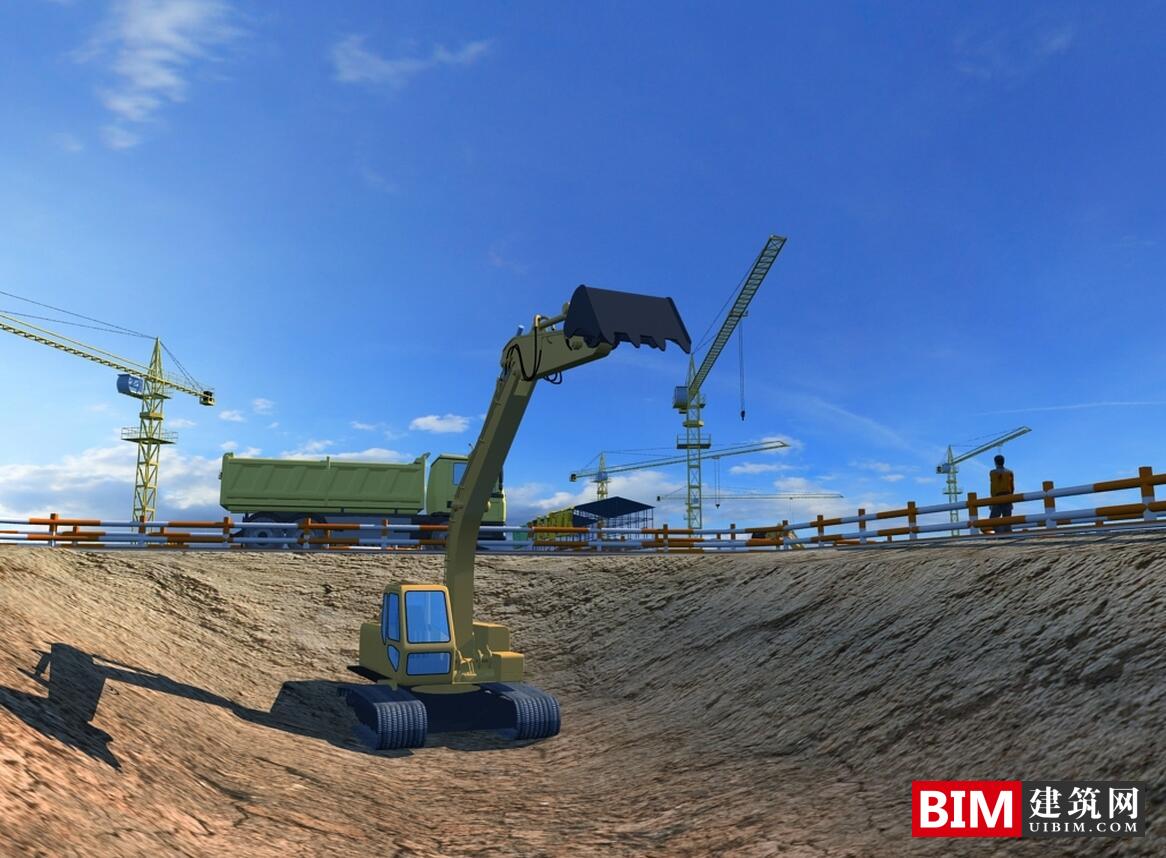 BIM资料|revit模型-住宅项目建筑施工场地模拟BIM模型 BIM模型 第7张-BIM建筑网