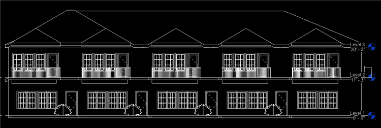 BIM资料|revit模型-国外公寓BIM模型 BIM模型 第4张-BIM建筑网 BIM资料|revit模型-国外公寓BIM模型