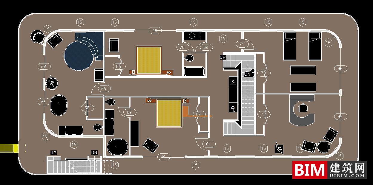 BIM资料|revit模型-邮轮BIM模型 BIM模型 第6张-BIM建筑网
