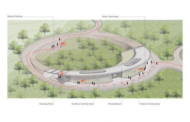 BIM建筑|成都大熊猫国际研究与繁育中心熊猫馆方案 / EID建筑事务所 BIM建筑|成都大熊猫国际研究与繁育中心熊猫馆方案 / EID建筑事务所