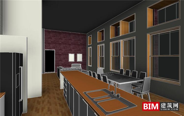 BIM资料|revit模型-高层办公楼BIM模型 BIM模型 第6张-BIM建筑网