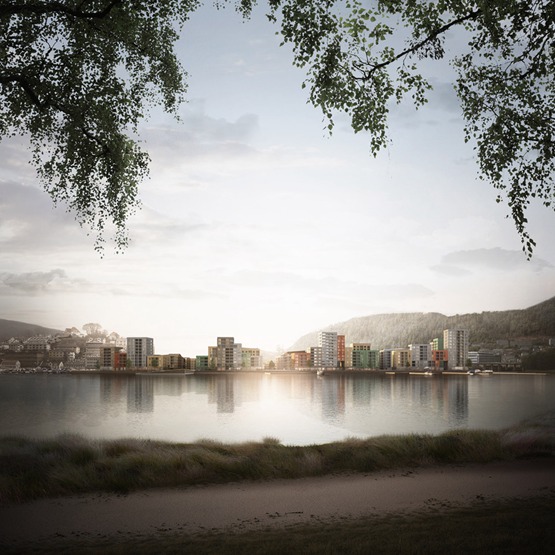 BIM建筑|沃格·西斯尔顿在挪威设计湖中生态村 BIM建筑|沃格·西斯尔顿在挪威设计湖中生态村