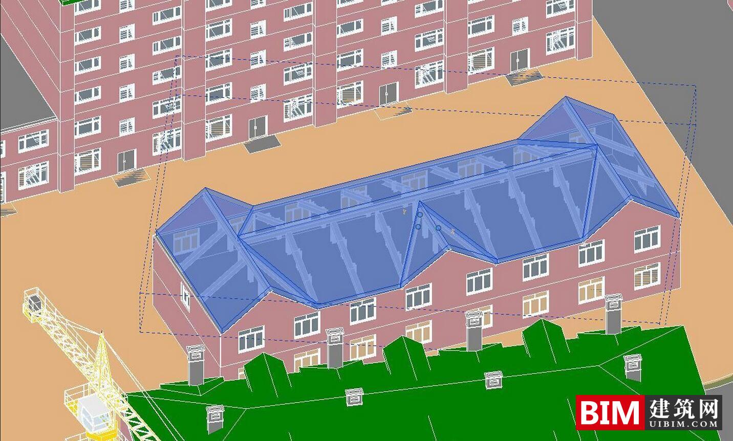 BIM资料|revit模型-住宅项目建筑施工场地模拟BIM模型 BIM模型 第5张-BIM建筑网