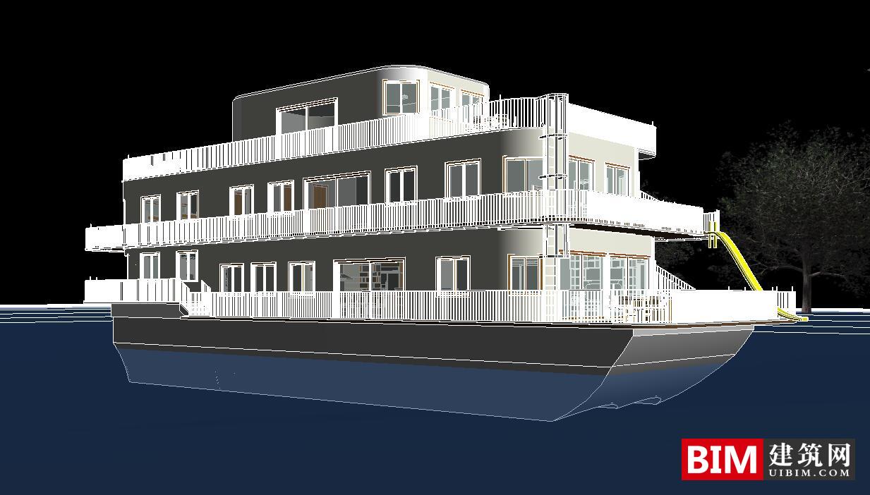 BIM资料|revit模型-邮轮BIM模型 BIM模型 第4张-BIM建筑网