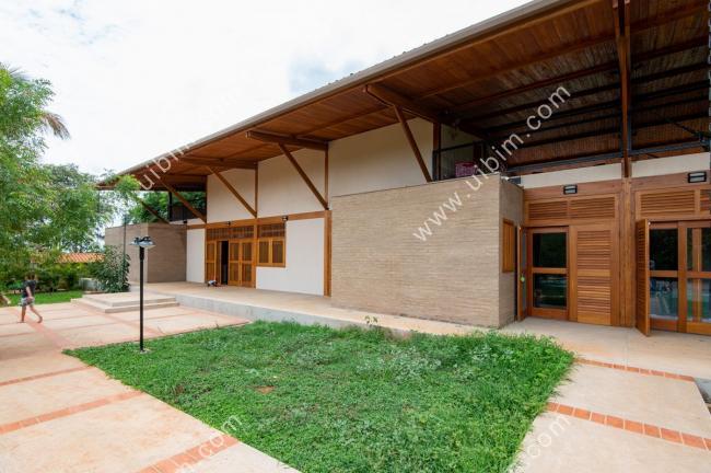 BIM建筑|草丛,泥巴,荡秋千:乡野田园里的儿童之家 BIM建筑|草丛,泥巴,荡秋千:乡野田园里的儿童之家