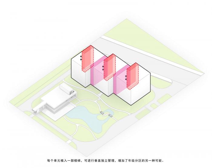 BIM建筑|杭州第二中学钱江校区学生宿舍楼 / 浙江大学建筑设计研究院有限公司 BIM建筑|杭州第二中学钱江校区学生宿舍楼 / 浙江大学建筑设计研究院有限公司
