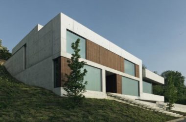 BIM建筑|水与混凝土协奏出的生命之歌:22º 别墅 / Dreessen Willemse Architecten-BIM建筑网