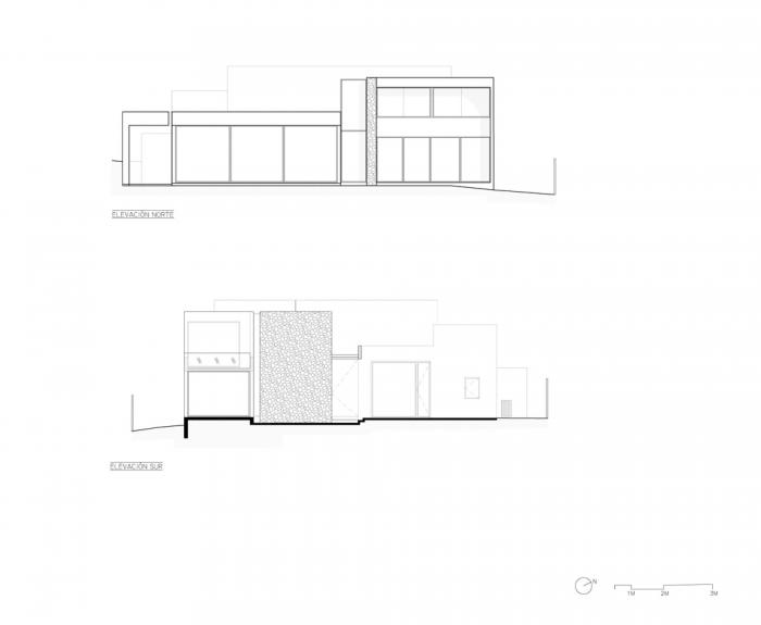 BIM建筑|嵌入场地的巨石:Cerro la Cruz住宅 / Turner Arquitectos BIM建筑|嵌入场地的巨石:Cerro la Cruz住宅 / Turner Arquitectos