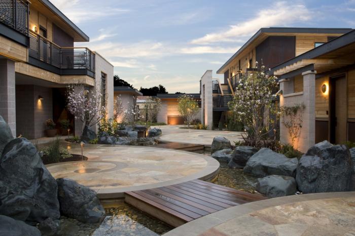 BIM建筑|山谷中的美景院落:Bardessono 水疗酒店 / WATG BIM建筑|山谷中的美景院落:Bardessono 水疗酒店 / WATG