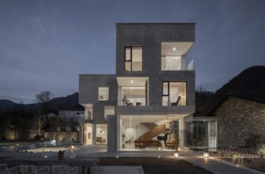 BIM建筑|远眺山麓炊烟人家——杭州偶寄精品民宿酒店 / 是合设计工作室-BIM建筑网