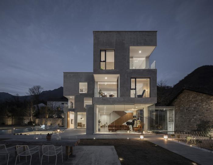 BIM建筑|远眺山麓炊烟人家——杭州偶寄精品民宿酒店 / 是合设计工作室 BIM建筑|远眺山麓炊烟人家——杭州偶寄精品民宿酒店 / 是合设计工作室