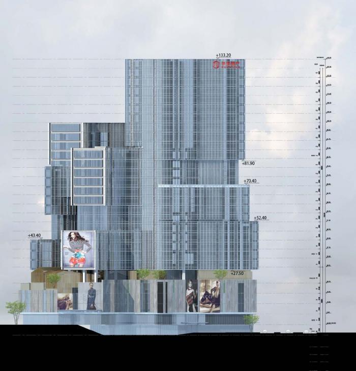 BIM建筑|长沙坡子街上的一座微城市:华远·云玺 / Aedas BIM建筑|长沙坡子街上的一座微城市:华远·云玺 / Aedas