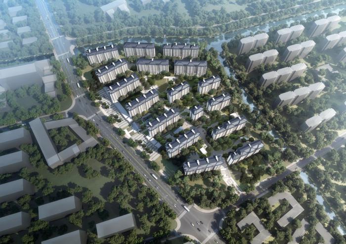 BIM建筑|乌镇大发德商 · 熙悦花苑——千年水乡里的烟雨江南 / 上海天华建筑设计 BIM建筑|乌镇大发德商 · 熙悦花苑——千年水乡里的烟雨江南 / 上海天华建筑设计