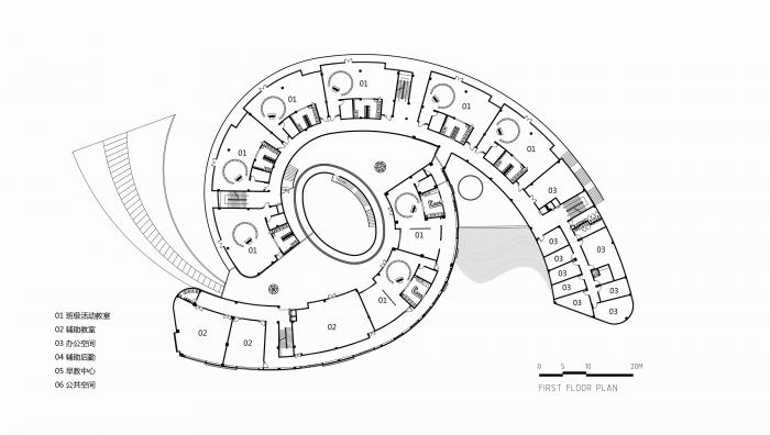 BIM建筑|一只静躺于海边的“海螺城堡”:大孚双语幼儿园 / 上海思序建筑规划设计 BIM建筑|一只静躺于海边的“海螺城堡”:大孚双语幼儿园 / 上海思序建筑规划设计