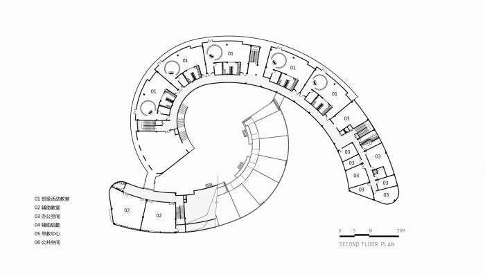 BIM建筑|一只静躺于海边的“海螺城堡”:大孚双语幼儿园 / 上海思序建筑规划设计 BIM建筑|一只静躺于海边的“海螺城堡”:大孚双语幼儿园 / 上海思序建筑规划设计