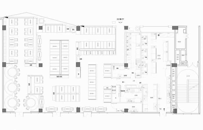 BIM建筑|“田野山河”:肥猫中餐厅,上海菊园店/卧野空间设计事务所 BIM建筑|“田野山河”:肥猫中餐厅,上海菊园店/卧野空间设计事务所