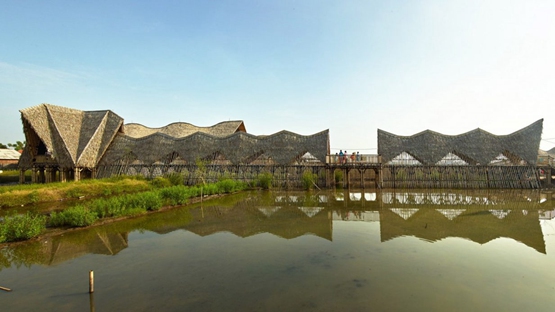 BIM建筑|印尼建造锯齿形茅草屋顶学校 BIM建筑|印尼建造锯齿形茅草屋顶学校