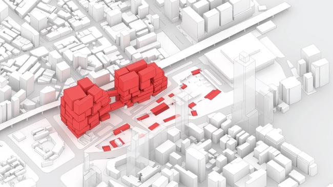 BIM建筑|全身高低都是屏幕的台北双子塔 / MVRDV BIM建筑|全身高低都是屏幕的台北双子塔 / MVRDV