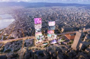 BIM建筑|全身高低都是屏幕的台北双子塔 / MVRDV-BIM建筑网
