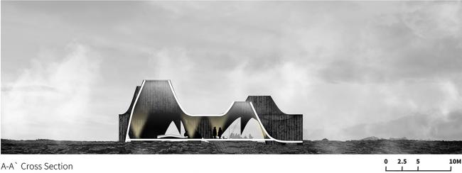 BIM建筑|冰岛黑熔岩游客中心方案设计 BIM建筑|冰岛黑熔岩游客中心方案设计