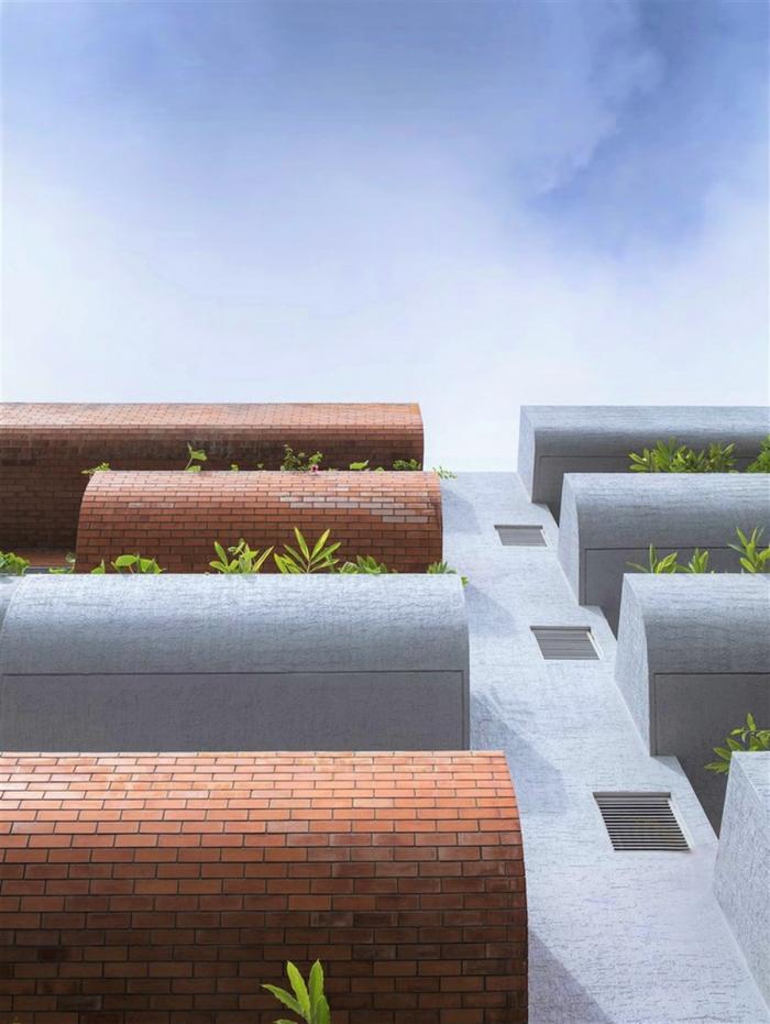 BIM建筑|富有动感的雕塑:印度“森林”公寓 / The Purple Ink Studio BIM建筑|富有动感的雕塑:印度“森林”公寓 / The Purple Ink Studio