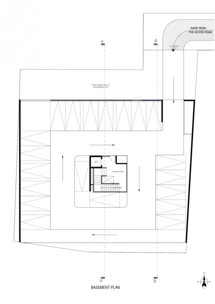 BIM建筑|富有动感的雕塑:印度“森林”公寓 / The Purple Ink Studio BIM建筑|富有动感的雕塑:印度“森林”公寓 / The Purple Ink Studio