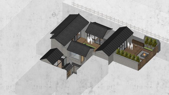 BIM建筑|小龙门百年“福”字院重获新生 | CCDI卝智室内设计 BIM建筑|小龙门百年“福”字院重获新生 | CCDI卝智室内设计