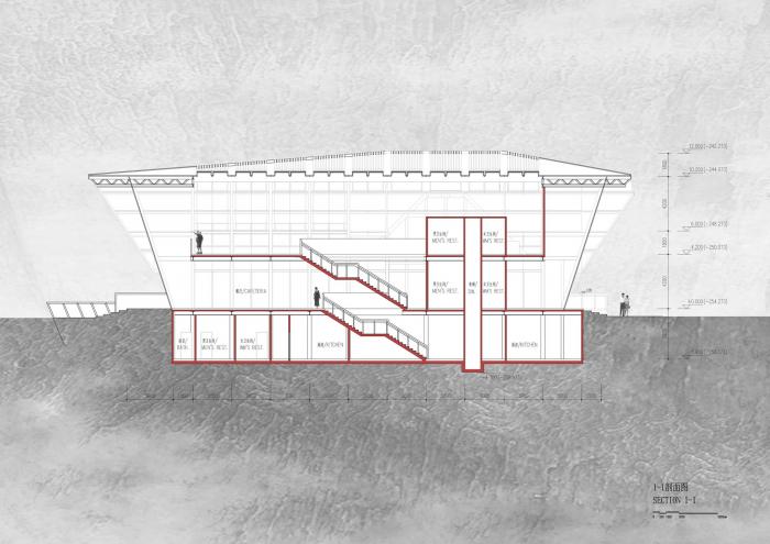 BIM建筑|悬崖上的餐厅 / 天地都市建筑设计 BIM建筑|悬崖上的餐厅 / 天地都市建筑设计
