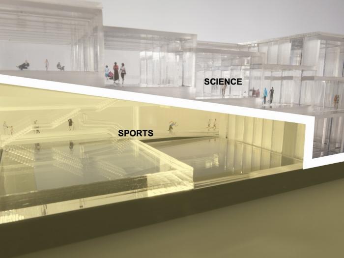 BIM建筑|体育与科学精神的碰撞:布莱顿学院 / OMA BIM建筑|体育与科学精神的碰撞:布莱顿学院 / OMA
