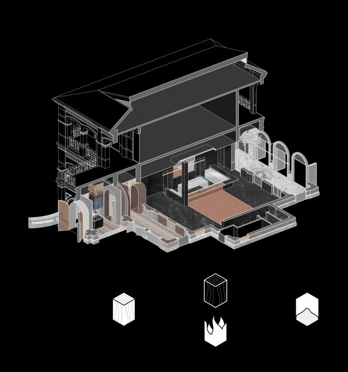 BIM建筑|当时间与温度交织于空间——CHARCOHOL巧客餐厅与鸡尾酒吧 / 八荒设计 BIM建筑|当时间与温度交织于空间——CHARCOHOL巧客餐厅与鸡尾酒吧 / 八荒设计