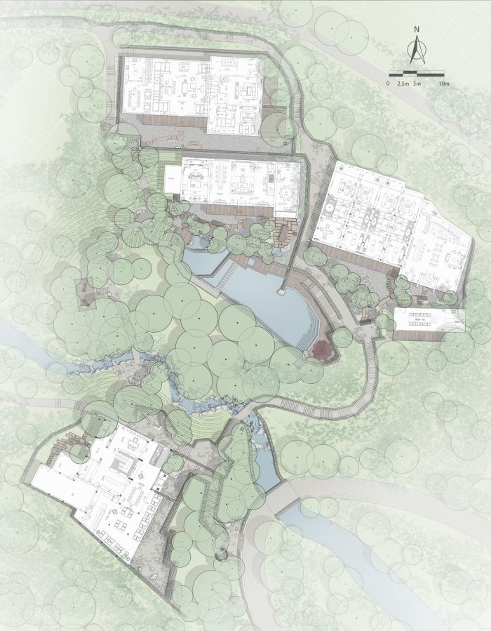 BIM建筑|杭州菩提谷度假民宿 / 中国美术学院风景建筑设计研究总院 BIM建筑|杭州菩提谷度假民宿 / 中国美术学院风景建筑设计研究总院
