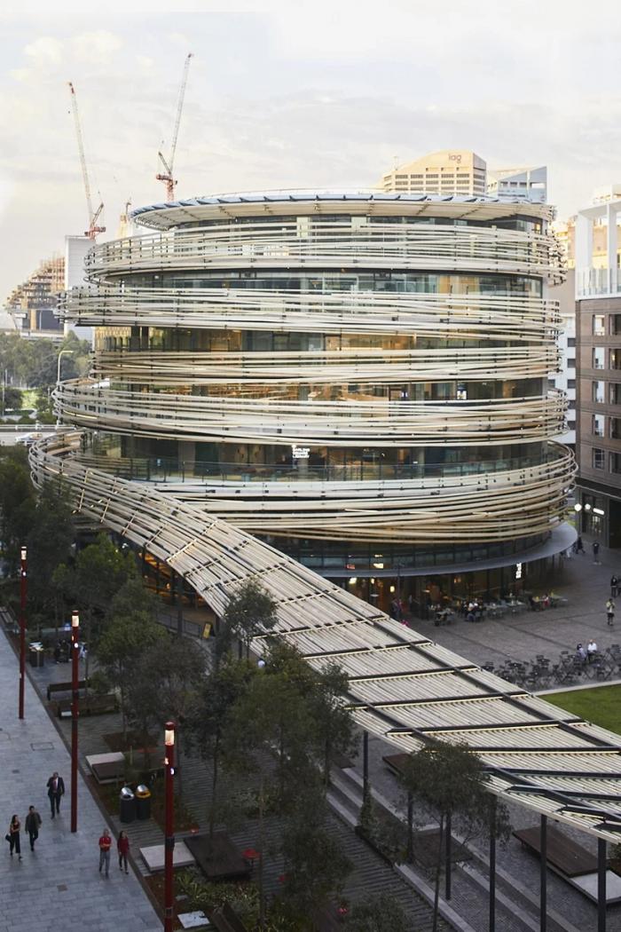 BIM建筑|曲线木屏环绕的雕塑:悉尼交易所 / 隈研吾建筑都市设计事务所 BIM建筑|曲线木屏环绕的雕塑:悉尼交易所 / 隈研吾建筑都市设计事务所
