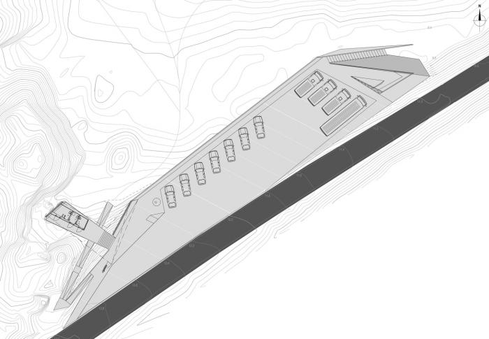 BIM建筑|在折叠混凝土上观海:错乱岩层上的游客中心 / MORFEUS arkitekter BIM建筑|在折叠混凝土上观海:错乱岩层上的游客中心 / MORFEUS arkitekter