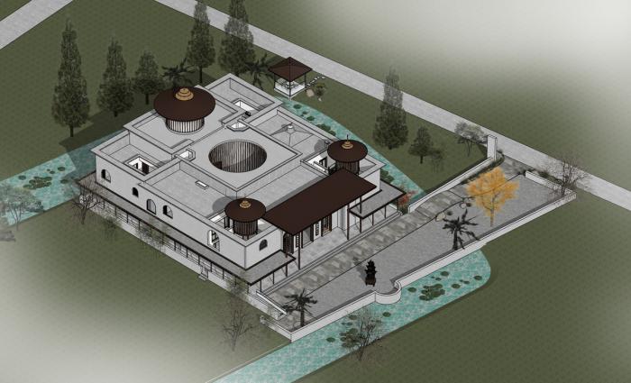 BIM建筑|于空灵之处,觅得静修:江苏扬州观音院 / 上海善祥建筑设计 BIM建筑|于空灵之处,觅得静修:江苏扬州观音院 / 上海善祥建筑设计
