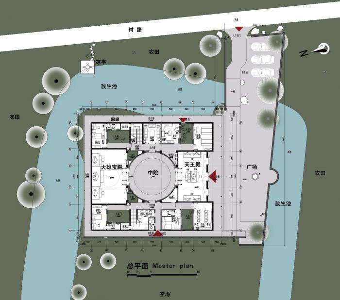 BIM建筑|于空灵之处,觅得静修:江苏扬州观音院 / 上海善祥建筑设计 BIM建筑|于空灵之处,觅得静修:江苏扬州观音院 / 上海善祥建筑设计