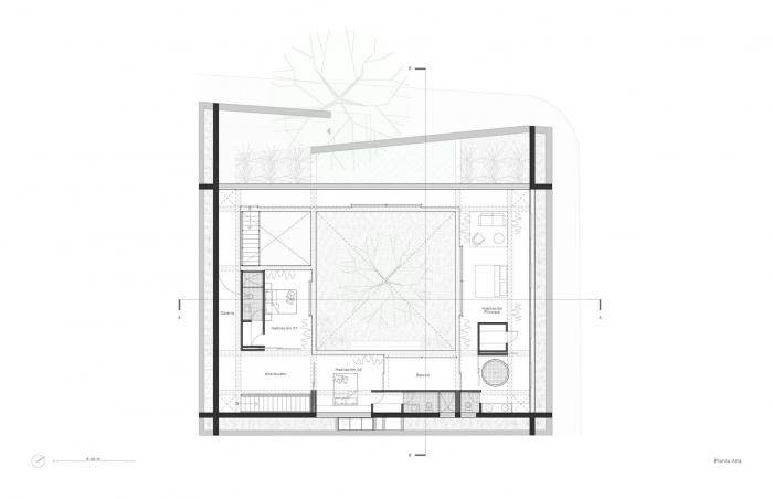 BIM建筑|未完成的废墟感——墨西哥八梁宅 / Covachita Taller BIM建筑|未完成的废墟感——墨西哥八梁宅 / Covachita Taller
