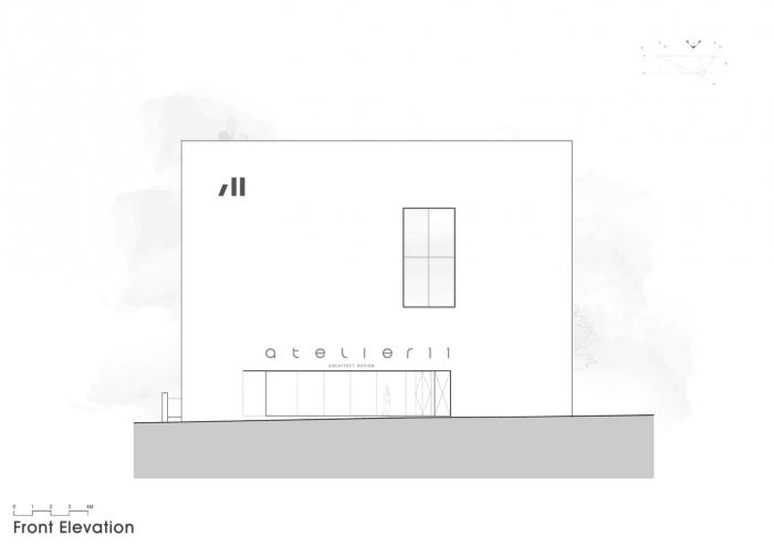 BIM建筑|混凝土构筑的抽象几何空间:Atelier 11办公楼 / Atelier 11 BIM建筑|混凝土构筑的抽象几何空间:Atelier 11办公楼 / Atelier 11