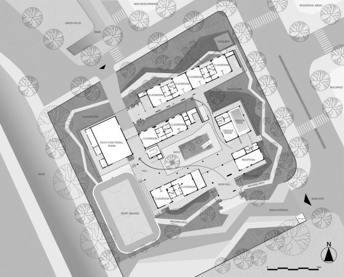 BIM建筑|五彩斑斓,互相嵌套的“山坡‘幼儿园 / 1+1>2 BIM建筑|五彩斑斓,互相嵌套的“山坡‘幼儿园 / 1+1>2