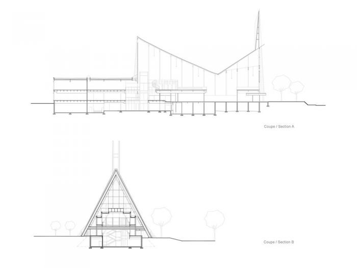 BIM建筑|传统教堂的改造:莫妮可·科里沃图书馆 BIM建筑|传统教堂的改造:莫妮可·科里沃图书馆