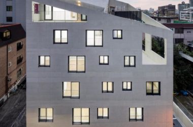 BIM建筑|虚与实的统一:韩国混凝土架空公寓 / Atelier Jun-BIM建筑网