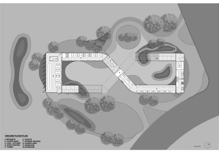 BIM建筑|无穷符号“∞”:大诺伊达咖啡吧兼学生中心 / RJDL BIM建筑|无穷符号“∞”:大诺伊达咖啡吧兼学生中心 / RJDL