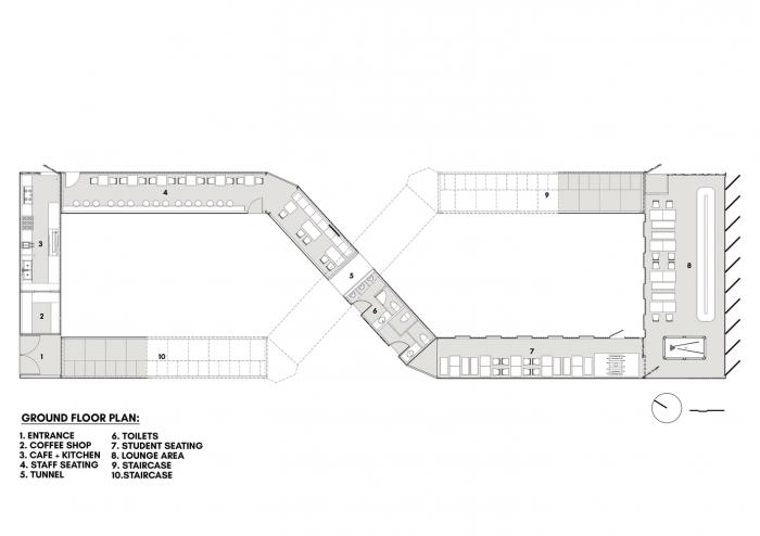 BIM建筑|无穷符号“∞”:大诺伊达咖啡吧兼学生中心 / RJDL BIM建筑|无穷符号“∞”:大诺伊达咖啡吧兼学生中心 / RJDL