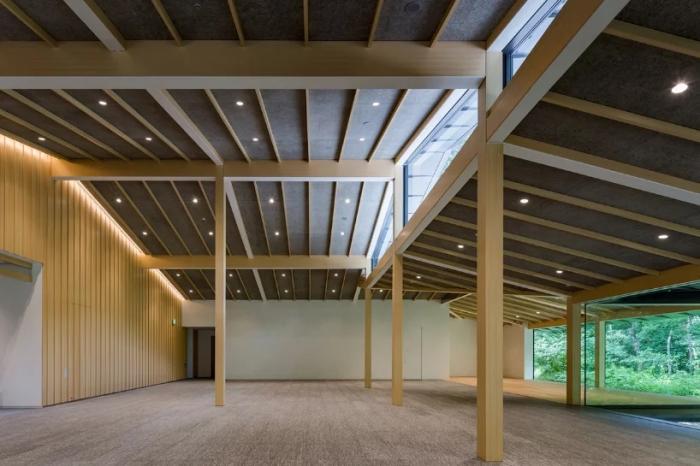 BIM建筑|如飘零落叶,消隐于森林中:日本明治神宫博物馆 / 隈研吾建筑都市设计事务所 BIM建筑|如飘零落叶,消隐于森林中:日本明治神宫博物馆 / 隈研吾建筑都市设计事务所