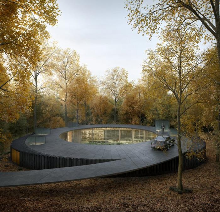BIM建筑|盘旋于森林之中的“鸟巢”:长岛木屋2.0 / Marchi Architects BIM建筑|盘旋于森林之中的“鸟巢”:长岛木屋2.0 / Marchi Architects