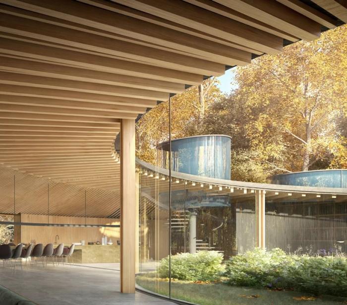 BIM建筑|盘旋于森林之中的“鸟巢”:长岛木屋2.0 / Marchi Architects BIM建筑|盘旋于森林之中的“鸟巢”:长岛木屋2.0 / Marchi Architects