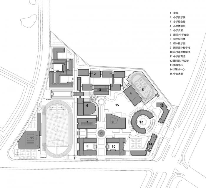 BIM建筑|南京外国语学校方山校区 / GLA建筑设计 BIM建筑|南京外国语学校方山校区 / GLA建筑设计