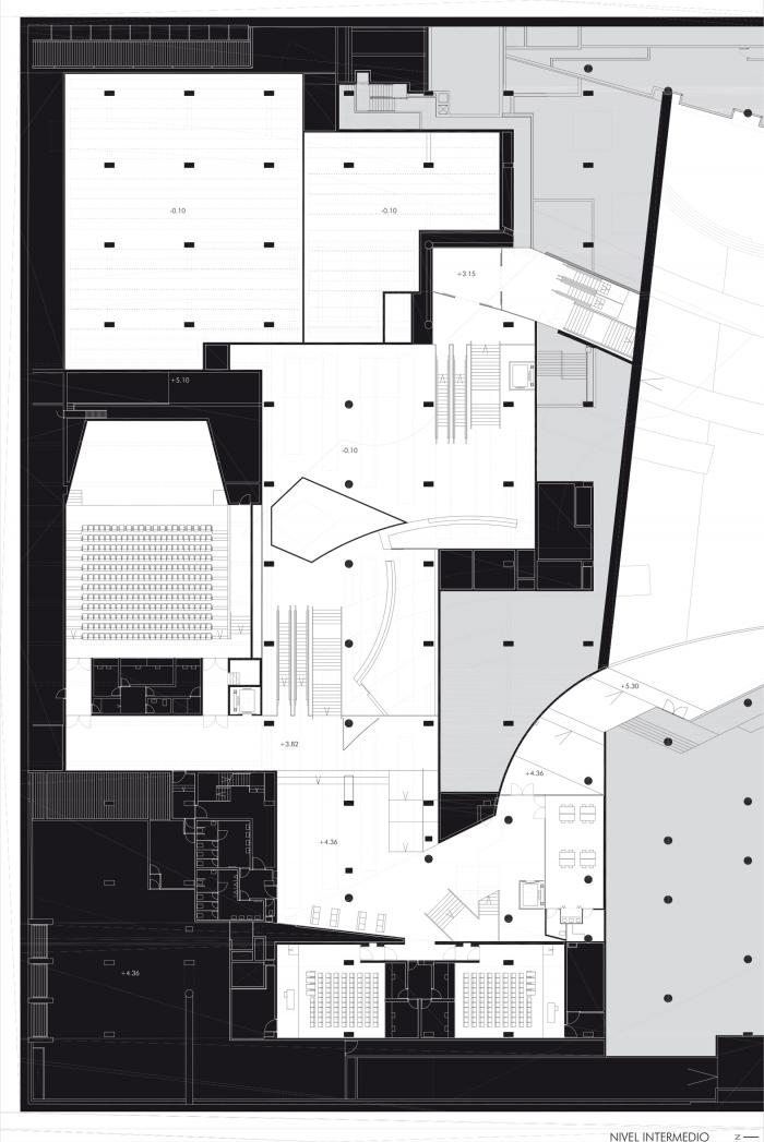 BIM建筑|被“掏空”舞动的雕塑:塞维利亚新文化中心 / Vázquez Consuegra BIM建筑|被“掏空”舞动的雕塑:塞维利亚新文化中心 / Vázquez Consuegra