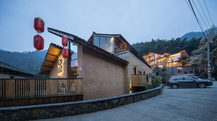 BIM建筑|戴家山倚云山舍精品民宿 / 简然建筑 BIM建筑|戴家山倚云山舍精品民宿 / 简然建筑