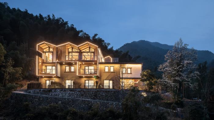 BIM建筑|戴家山倚云山舍精品民宿 / 简然建筑 BIM建筑|戴家山倚云山舍精品民宿 / 简然建筑